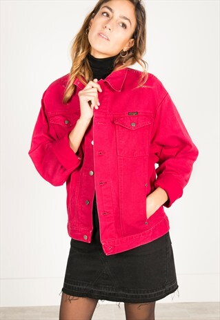 VINTAGE 80S WRANGLER DENIM JACKET