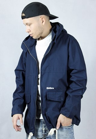 VINTAGE MENS KICKERS HOODED PARKA FIELD JACKET