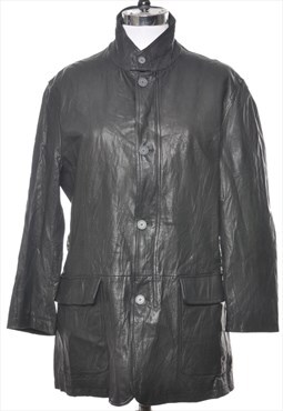 DKNY Leather Jacket - XL