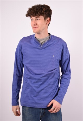VINTAGE TRUSSARDI TOP LONG SLEEVE PURPLE