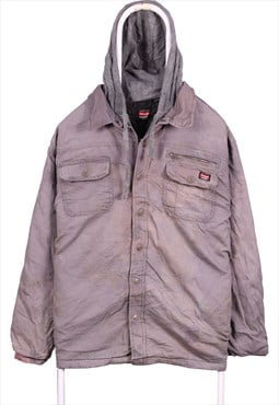 Vintage 90's Wrangler Workwear Jacket Button Up Hooded