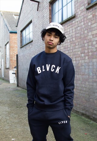 NEW IN - NAVY BLUE BASIC SWEATSHIRT