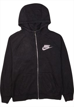 Vintage 90's Nike Hoodie Swoosh Full Zip Up Grey XLarge