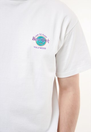 VINTAGE HARD ROCK CAFE HOLLYWOOD OLDSCHOOL T-SHIRT 14181
