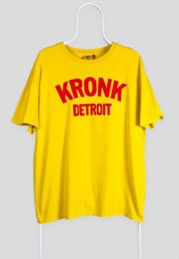 Vintage Kronk Detroit Boxing Yellow T-Shirt XL