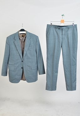 Vintage 00s light grey suit