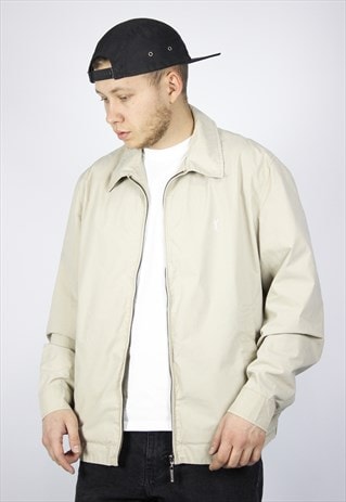 VINTAGE MENS YSL LOGO HARRINGTON JACKET