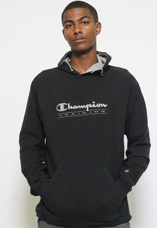 VINTAGE CHAMPION LOGO HOODIE
