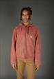 Carhartt Active Hooded Bomber Jacket in Pink.