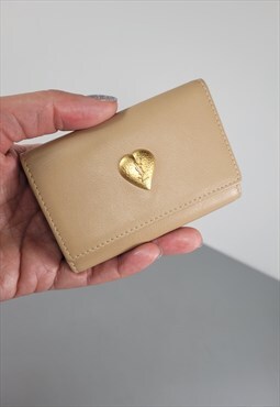 YSL Key Wallet. Yves Saint Laurent Vintage Beige Key holder
