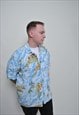 HUGO BOSS HAWAIIAN SHIRT, 90S SUMMER VOCATION BUTTON DOWN