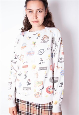 VINTAGE 90S LOONEY TUNES SWEATSHIRT ID:3716