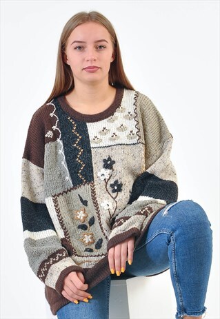 VINTAGE KNITWEAR OVERSIZED JUMPER