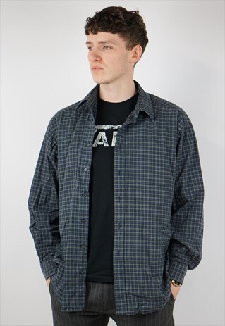 VINTAGE BLUE CHECK SHIRT