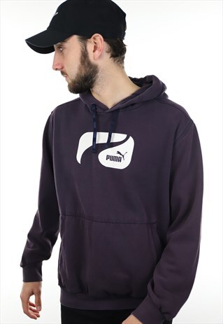 VINTAGE PUMA GRAPHIC HOODIE SWEATSHIRT