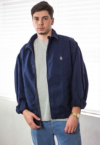VINTAGE NAUTICA JACKET HARRINGTON LOGO 90S XL 29.2