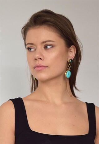 TURQUOISE FESTIVAL EARRINGS