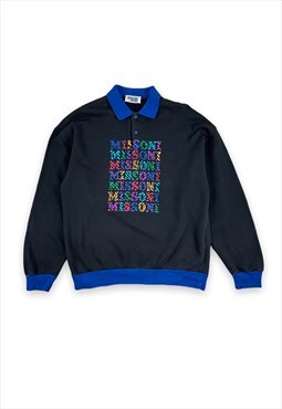 Missoni sport screen print spell out graphic sweatshirt