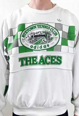 Vintage 80s Take Off The Aces Ryetown Tennis sweatshirt