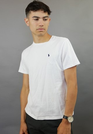 WHITE RALPH LAUREN T-SHIRT