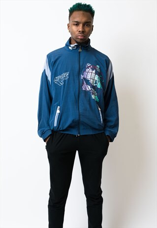 VINTAGE HI-TEC LOGO WINDBREAKER JACKET