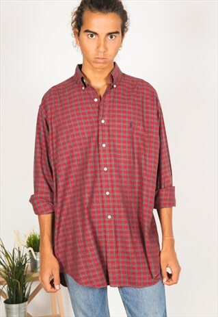 VINTAGE 80S POLO RALPH LAUREN SHIRT / R037