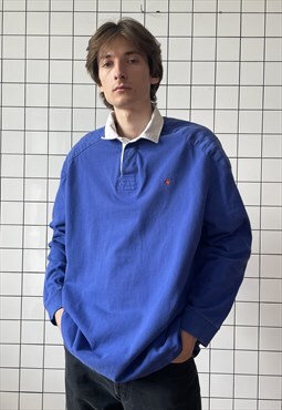 Vintage POLO RALPH LAUREN Rugby Shirt Long Sleeve Pullover