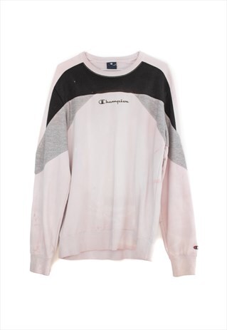 VINTAGE CHAMPION SWEATSHIRT IN WHITE L