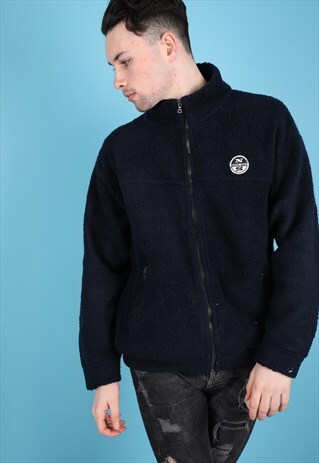 VINTAGE NORTH SAILS SHERPA FLEECE JACKET NJ171