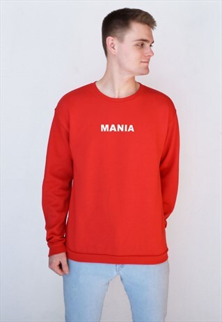 RED MANIA (WHITE) SWEATSHIRT