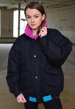VINTAGE PUFFER WINTER REVERSIBLE. JACKET