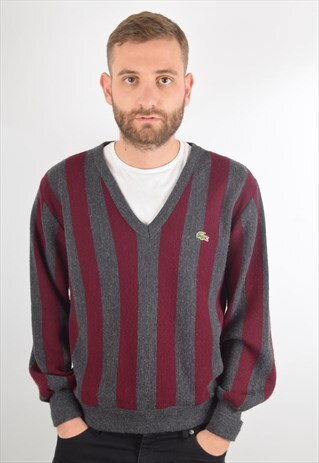 VINTAGE LACOSTE IZOD JUMPER MADE IN USA SIZE M (1551)