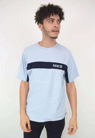 VINTAGE 90'S NIKE BLUE T-SHIRT