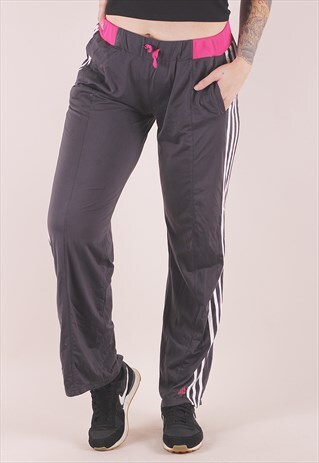 adidas grey jogging bottoms