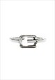 SILVER BELT RING ADJUSTABLE