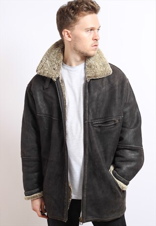 VINTAGE SUEDE AVIATOR JACKET