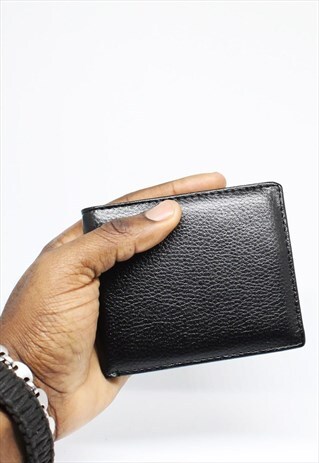 BLACK WALLET FOR MEN