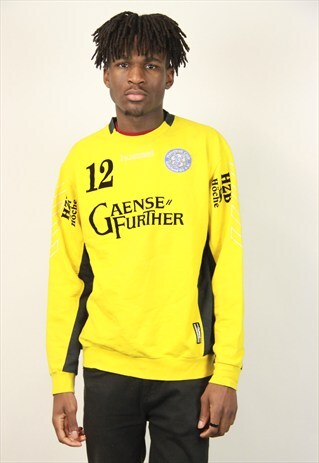 VINTAGE HUMMEL YELLOW SWEATSHIRT