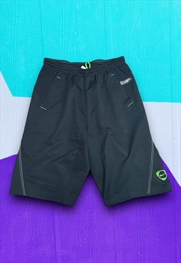Vintage Y2K Black Nike Drifit Futbol Shorts