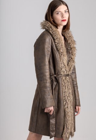 VINTAGE FAUX FUR WINTER JACKET