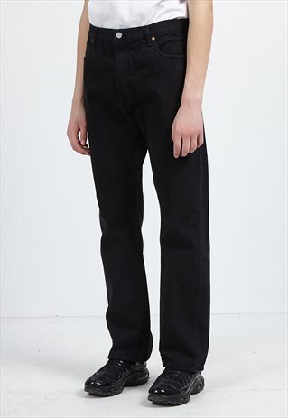 VINTAGE BLACK LEVI'S 501 FIT DENIM JEANS