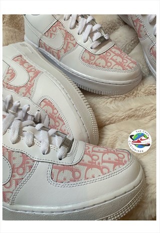 NIKE CUSTOM AIRFORCE 1 PINK WOMENS