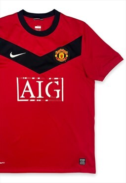 Manchester United 2009-10 Nike Home Kit Top (M)