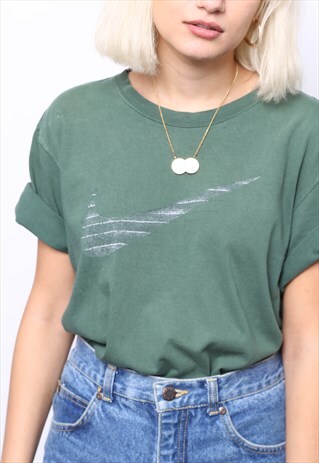 VINTAGE 90S NIKE GREEN TOP T-SHIRT