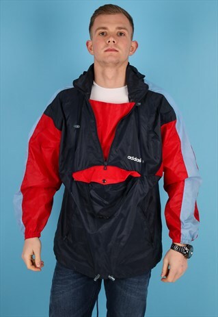 VINTAGE ADIDAS WINDBREAKER JACKET IN MULTI NJ787