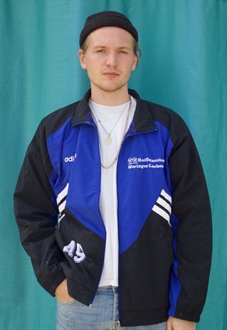 VINTAGE 80S ADIDAS SHELL SUIT JACKET.