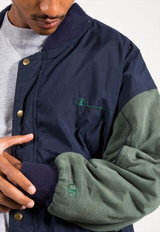VINTAGE 90S CHAMPION SPORT BOMBER / S8998