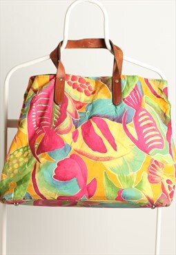 Sazaby Japan Brand Vintage Colorful Canvas Handbag 