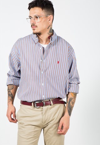 VINTAGE 80S POLO RALPH LAUREN SHIRT/ S4514