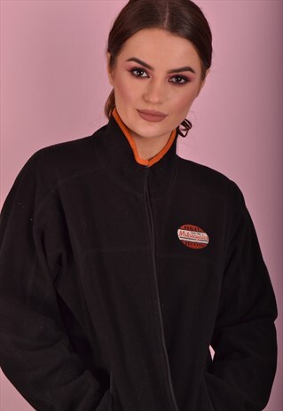 BLACK HARLEY DAVIDSON FULL ZIP JUMPER GJ4282